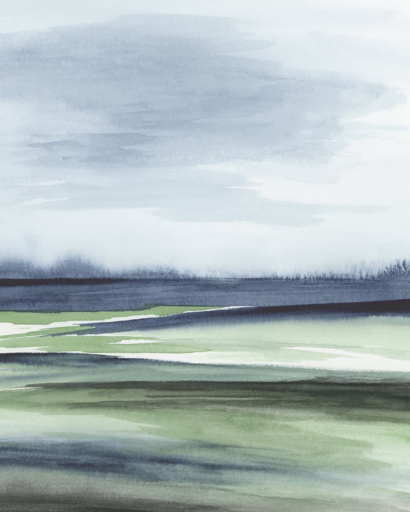 Serene Abstract Landscape by Rachel Elise — canvas wall art