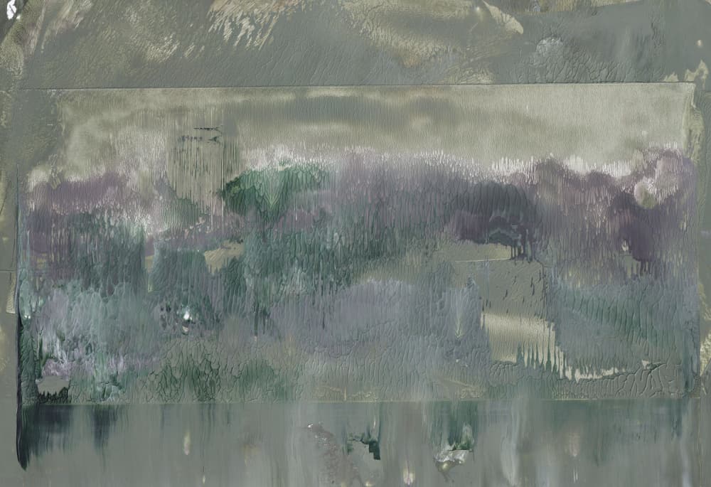Misty Abstract Landscape by Maira Ribena — canvas wall art