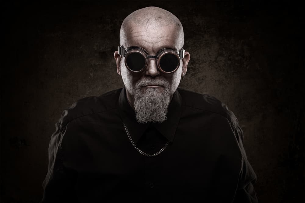 Intense Steampunk Gaze by Petri Damstén — canvas wall art