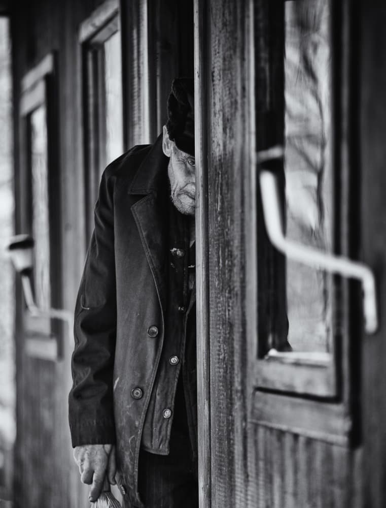 Mysterious Train Gaze by Julien Oncete — canvas wall art