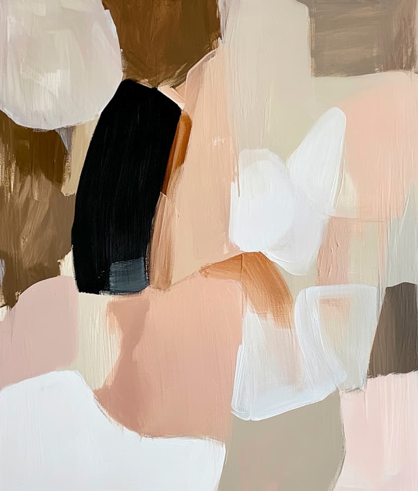 Soft Abstract Shapes by Studio Palette — canvas wall art