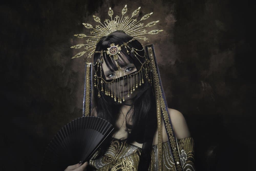 Mysterious Gold Empress by KOIKI — canvas wall art