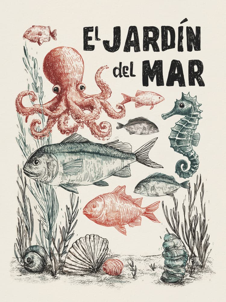 Ocean Garden Life by Andreas Magnusson — canvas wall art