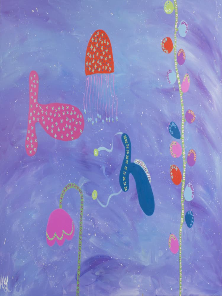 Ethereal Undersea Garden by Helen Joynson — canvas wall art