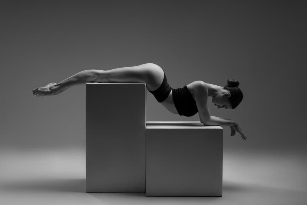 Dancer's Graceful Balance by Natalya Sleta — canvas wall art