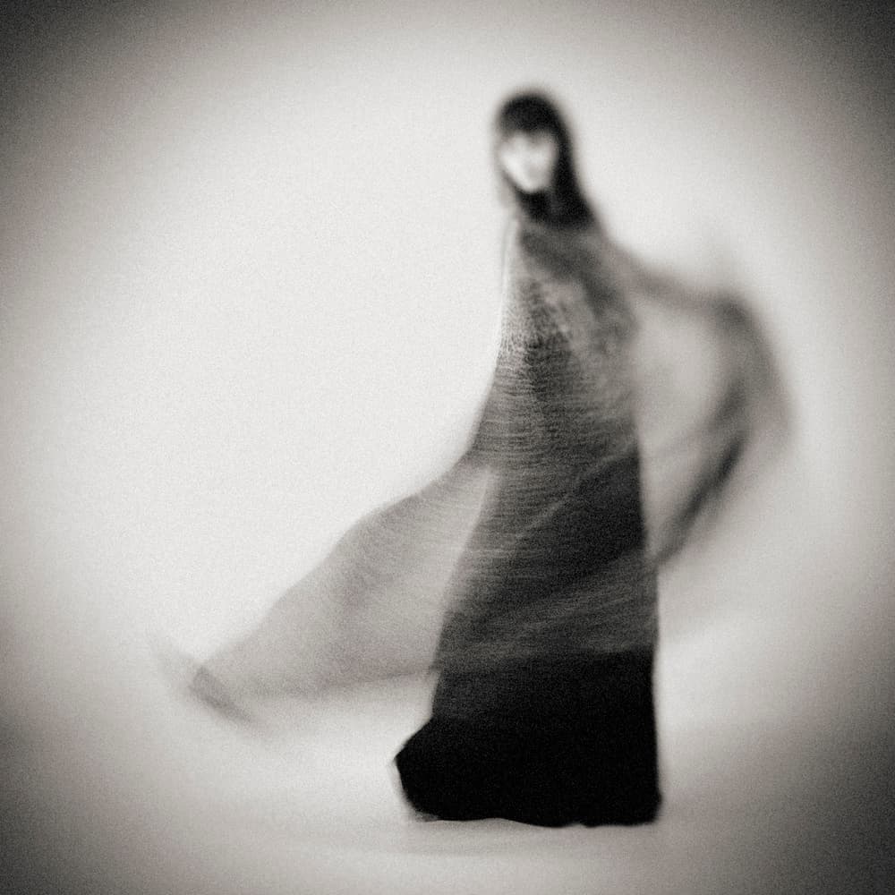 Elegant Flowing Figure by Mel Brackstone — canvas wall art