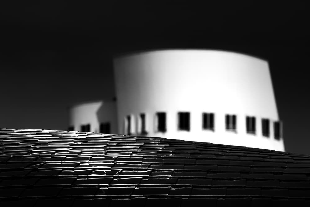 Stark Modern Architecture by Hans-Wolfgang Hawerkamp — canvas wall art