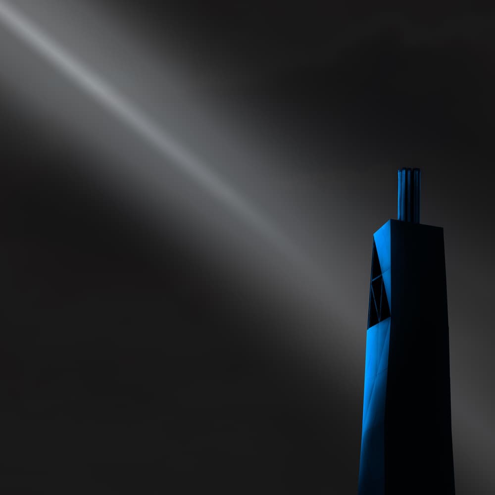 Dramatic Light Tower by Marc Huybrighs — canvas wall art