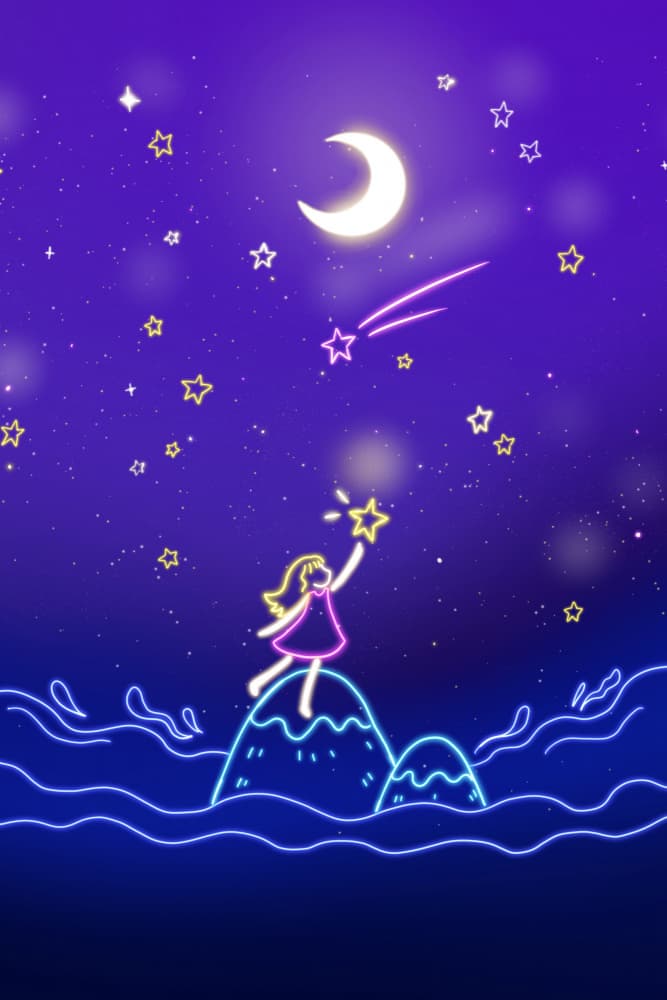 Starry Night Wish by Xuan Thai — canvas wall art