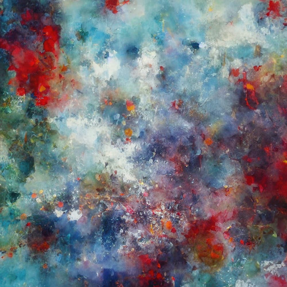 Vibrant Abstract Burst by Alpenglow Workshop — canvas wall art