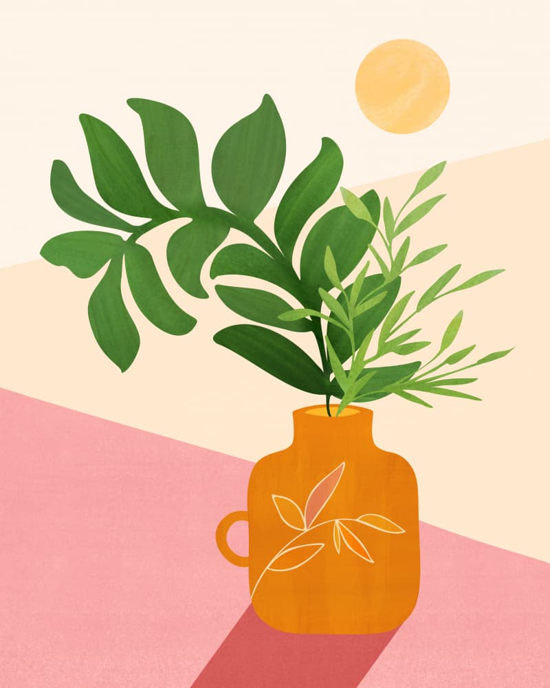 Greenery and Sunlight by Kristian Gallagher — canvas wall art