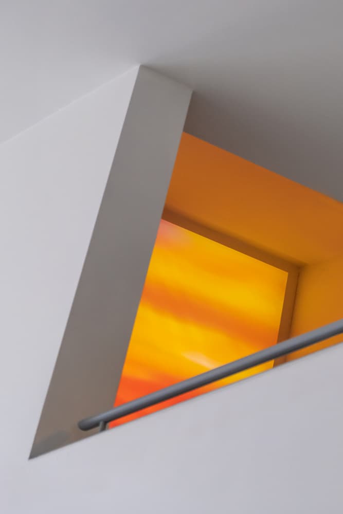 Orange Glow Window by Lus Joosten — canvas wall art