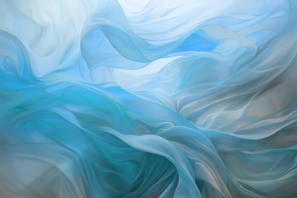 Ethereal Blue Flow by Andrea Haase — canvas wall art