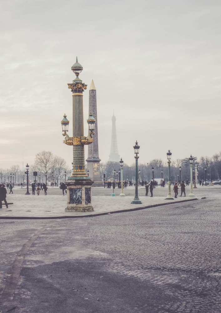 Eiffel Tower From Concorde by Talitha McQueen — canvas wall art