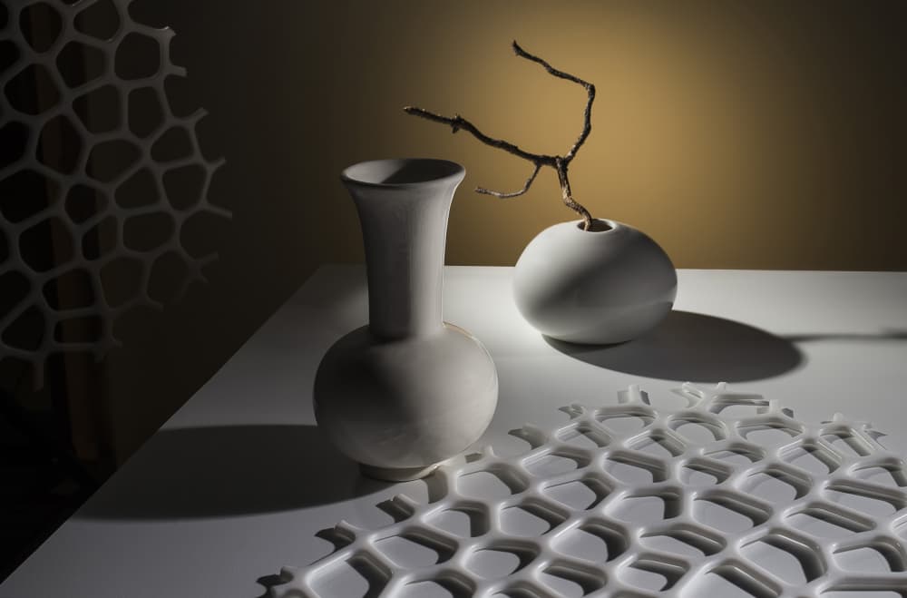 Minimalist Vases Still Life by Evgeniy Popov — canvas wall art