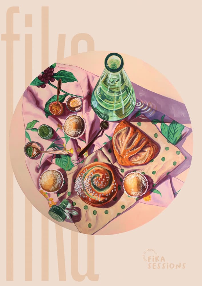 Swedish Fika Treats by Anna Zdanowicz — canvas wall art