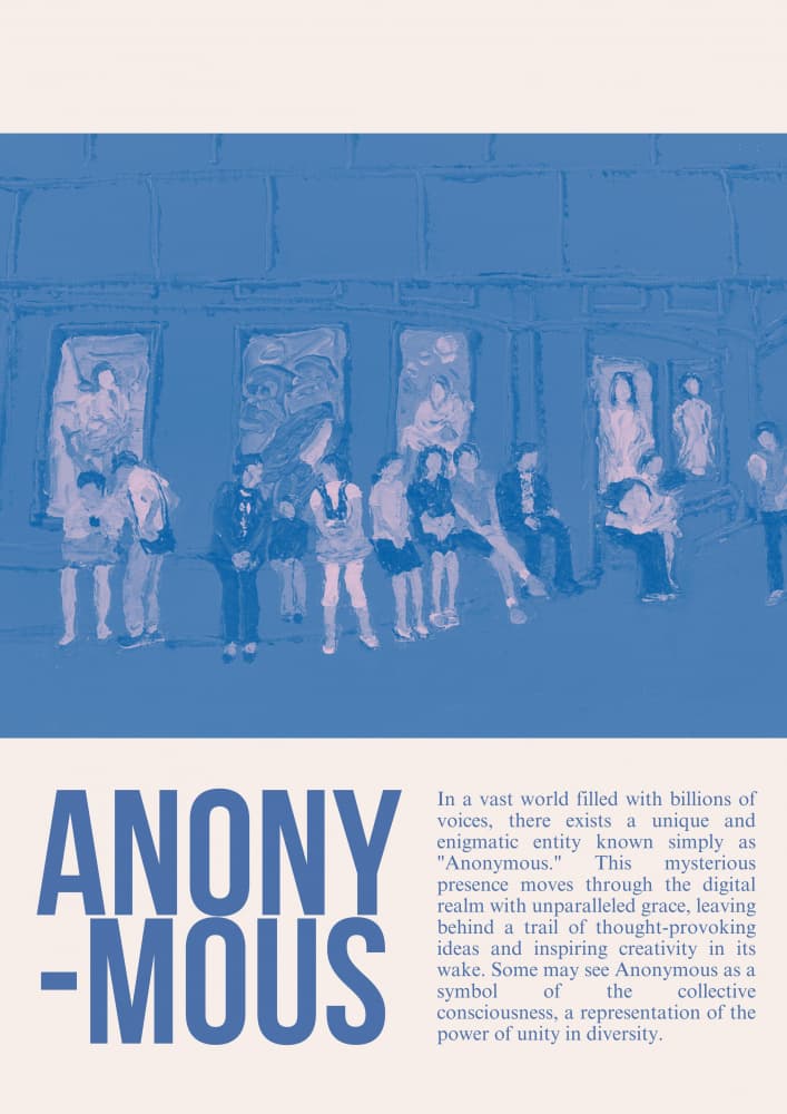 Anonymous Urban Figures by Jukyong Park — canvas wall art