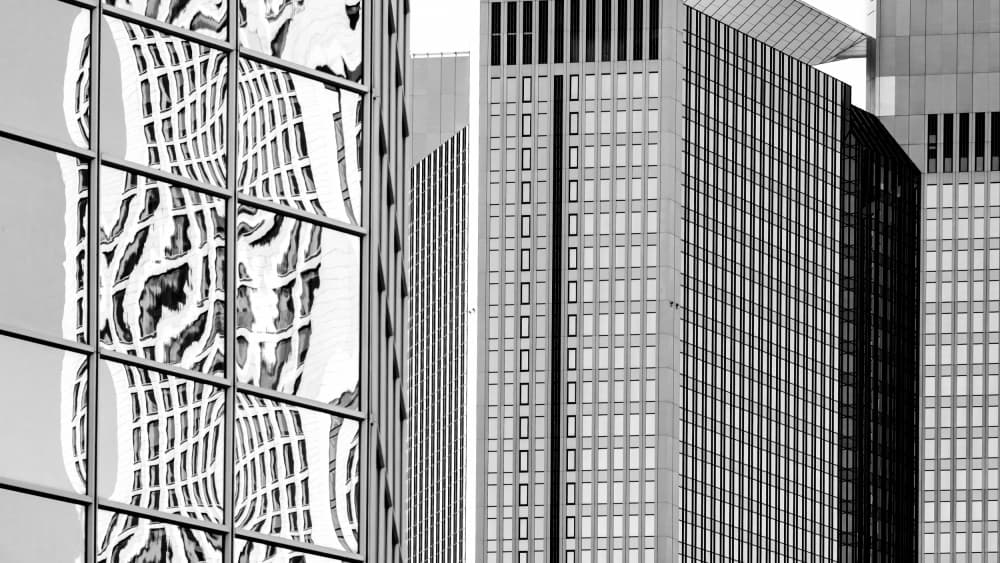 Modern City Reflections by Stephan Rückert — canvas wall art