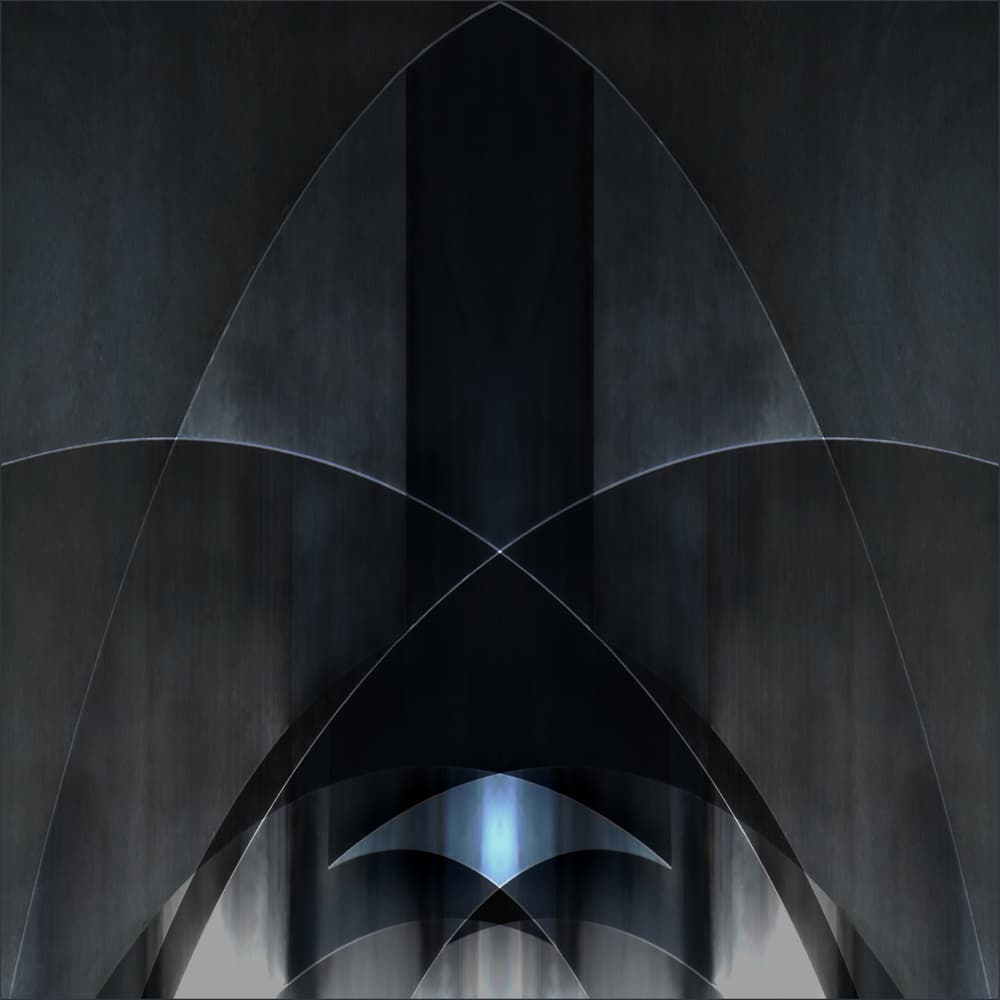 Ethereal Geometric Archways by Gilbert Claes — canvas wall art