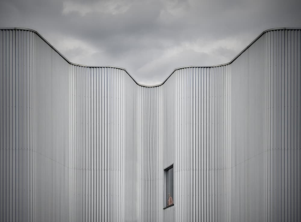 Wavy Modern Facade by Maurits De Groen — canvas wall art