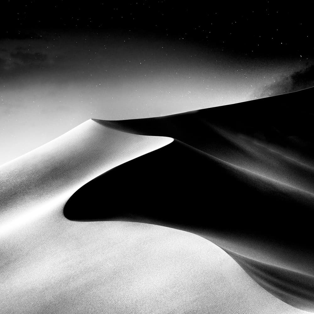 Starry Desert Dunes by Piet Flour — canvas wall art