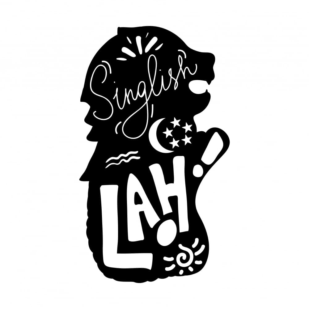 Singlish Merlion Lah by Marika Barsrsind β canvas wall art