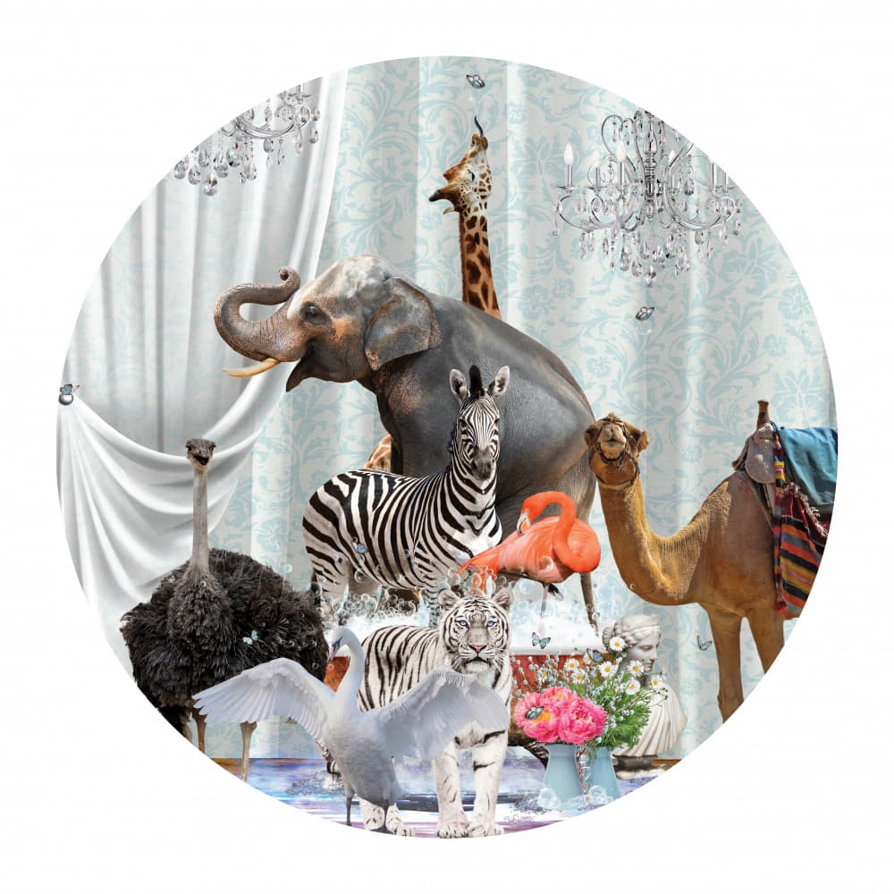 Fantasy Animal Interior by Sue Skellern — canvas wall art