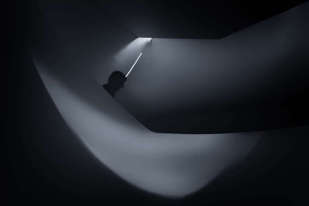 Mysterious Figure in Light by Jeroen van de Wiel — canvas wall art