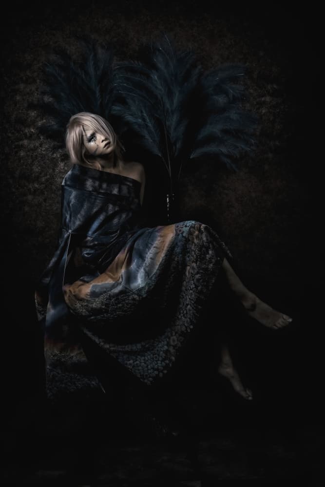 Dark Ethereal Woman by KOIKI — canvas wall art