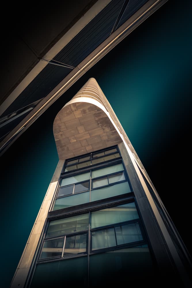 Upward Urban Curves by Jörg Vollrath — canvas wall art