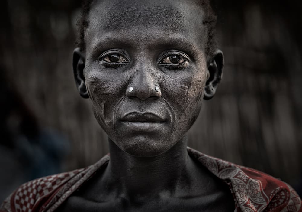 Intense African Portrait by Joxe Inazio Kuesta Garmendia — canvas wall art