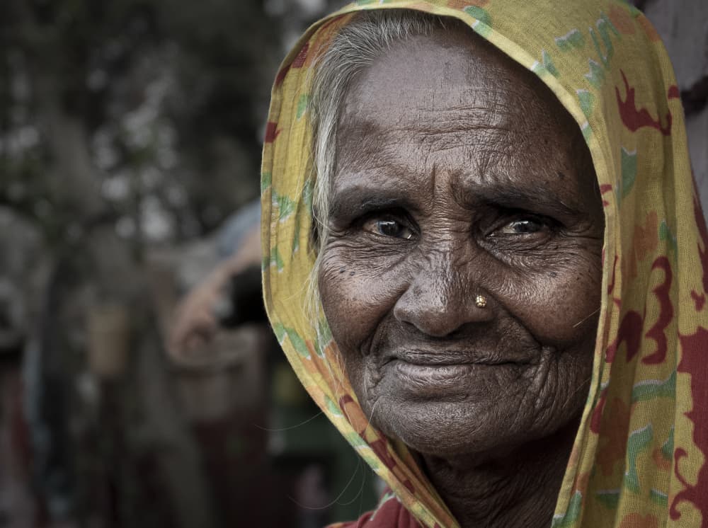 Warm Indian Smile by Elena Molina — canvas wall art
