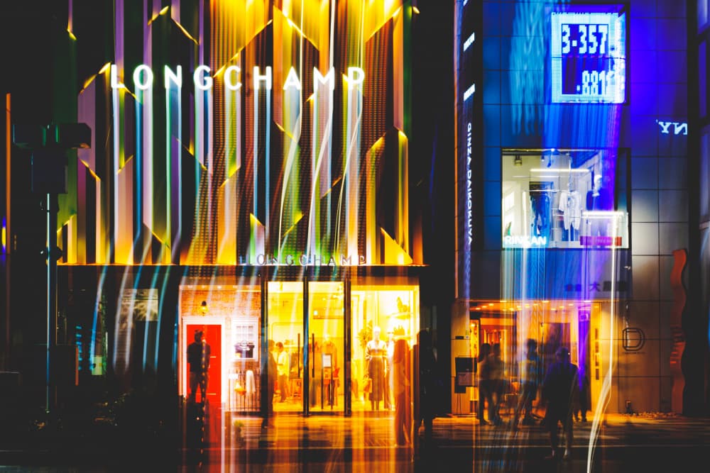 Tokyo Night Lights by JUNKO TORIKAI — canvas wall art