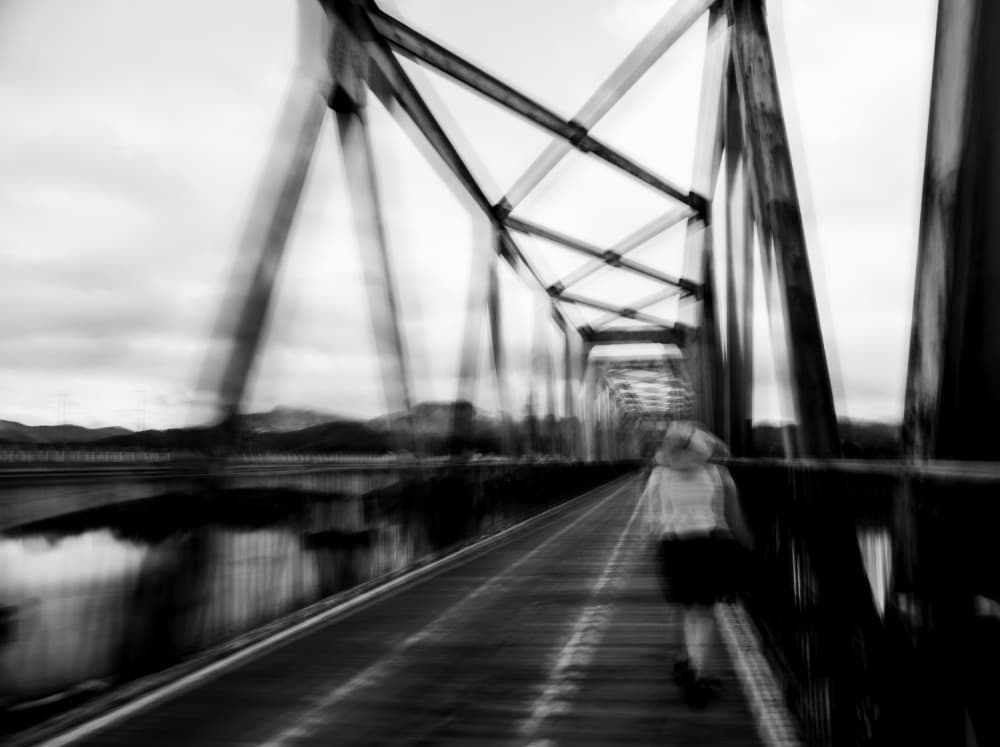 Motion Bridge Journey by HAN dong hee — canvas wall art