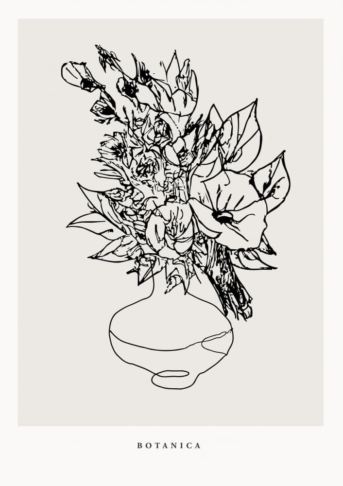 Botanicalineno16 by Treechild — canvas wall art