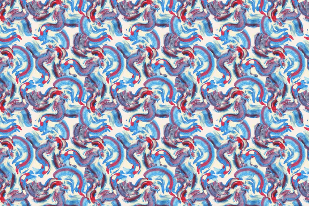 Funkystrokespatternno01 by Treechild — canvas wall art