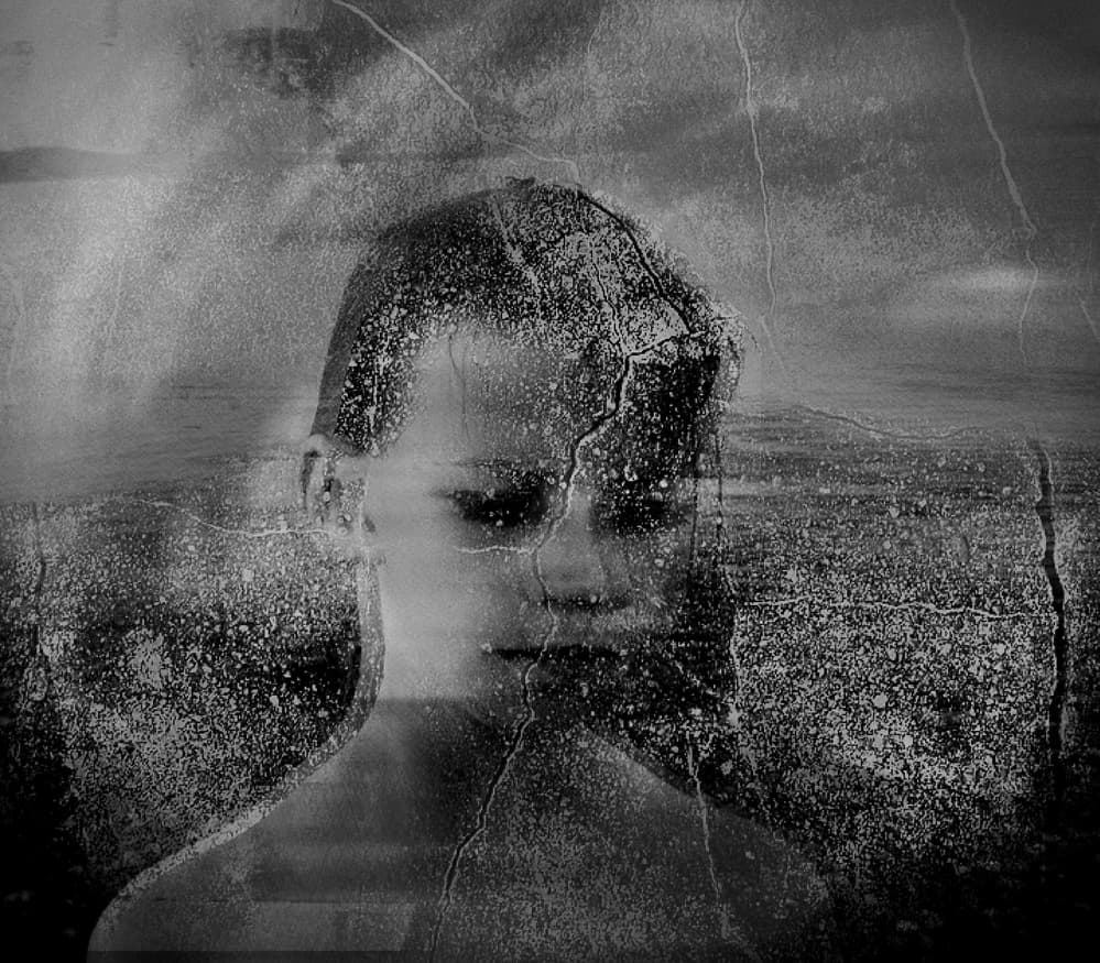 Moody Cracked Reflection by Dalibor Davidovic — canvas wall art