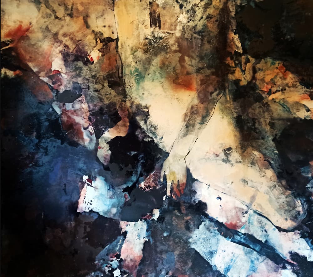 Sensual Abstract Figure by Małgorzata Majerczyk — canvas wall art