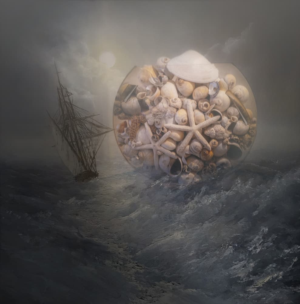 Mysterious Sea Journey by John-Mei Zhong — canvas wall art