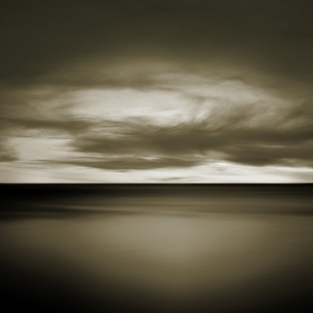 Vast Sepia Seascape by Lena Weisbek — canvas wall art