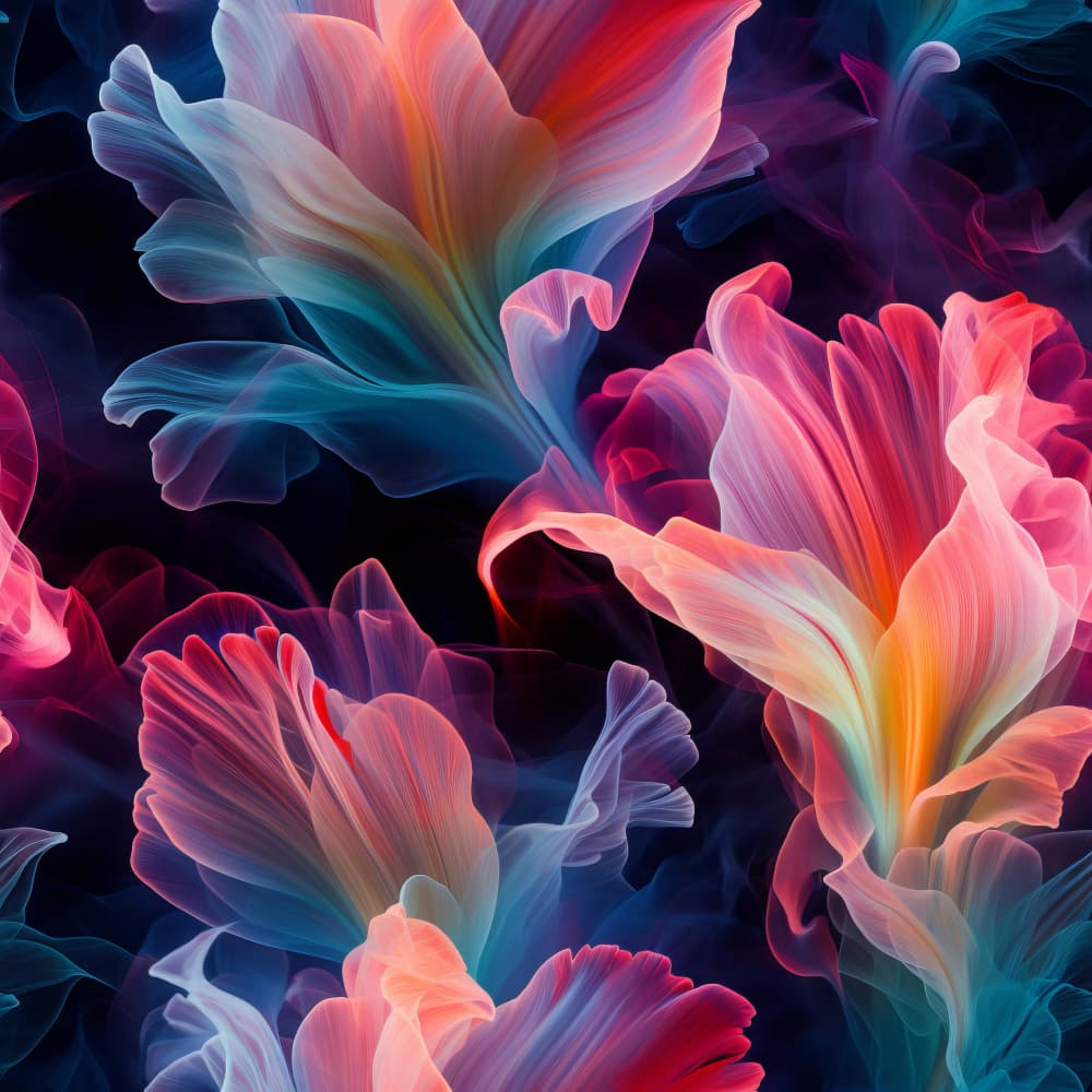 Ethereal Floral Dream by Bilge Paksoylu — canvas wall art