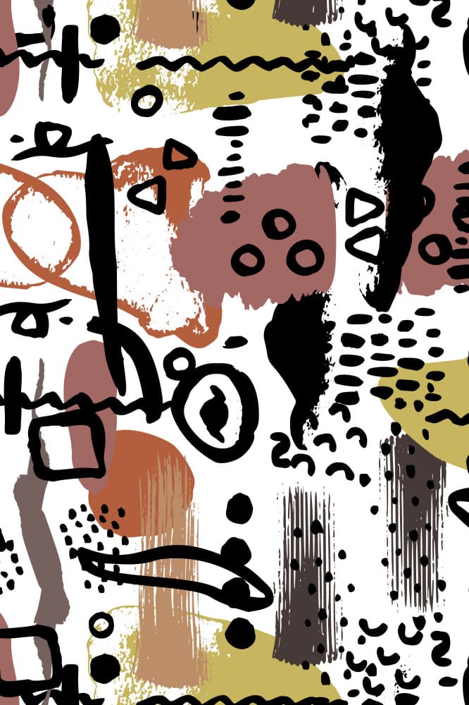 Abstract Geometric Strokes by Anna Rose — canvas wall art