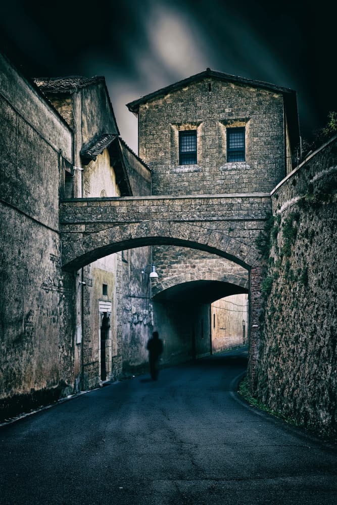 Mysterious Archway Passage by Raffaele Corte — canvas wall art
