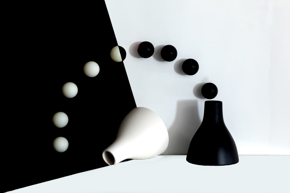 Black and White Balance by Wendy Xu — canvas wall art