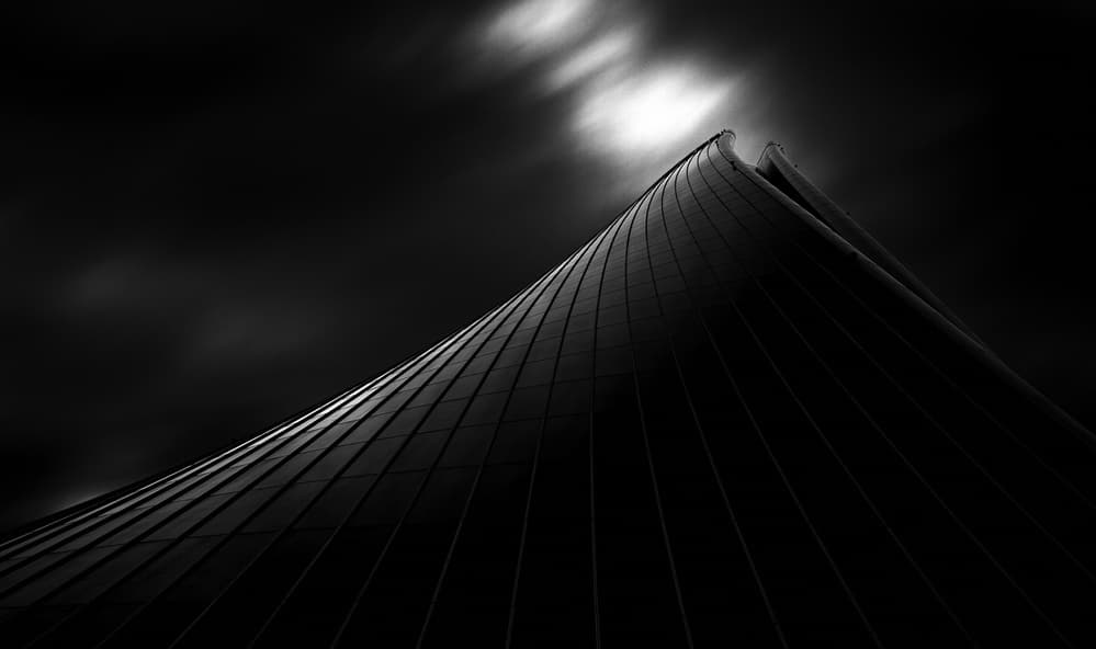 Dramatic Architectural Curve by Paulo Medeiros — canvas wall art