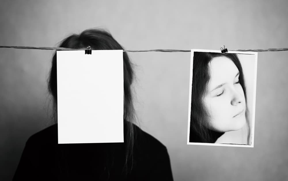 Hidden Face Reflected Self by Anna Niemiec — canvas wall art