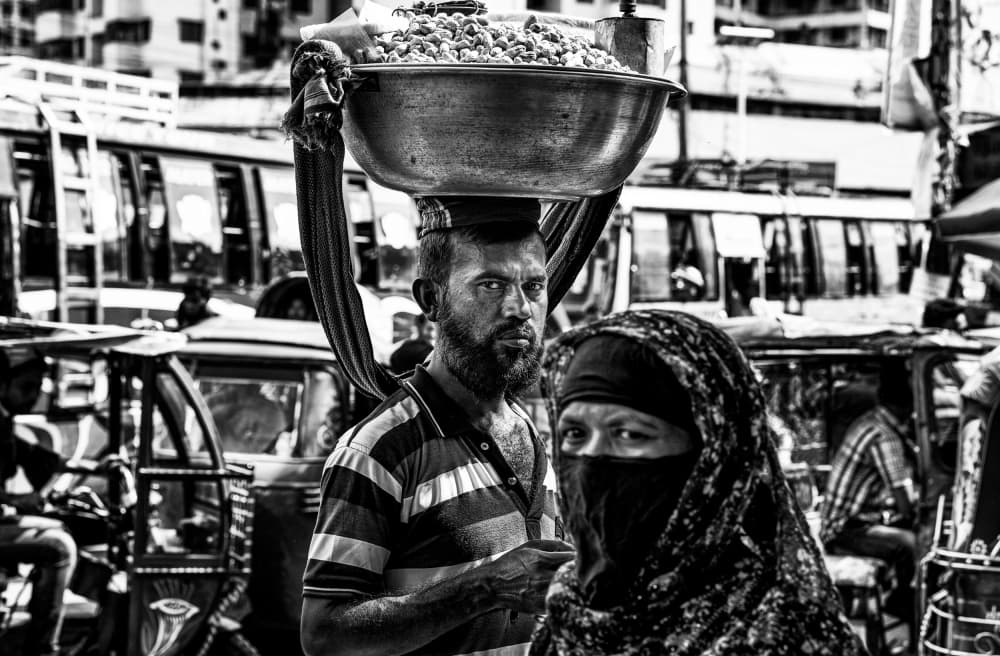 Market Day Faces by Joxe Inazio Kuesta Garmendia — canvas wall art