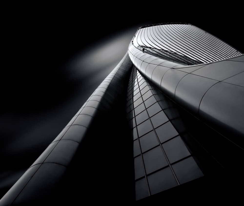 Sleek Modern Skyscraper by Paulo Medeiros — canvas wall art