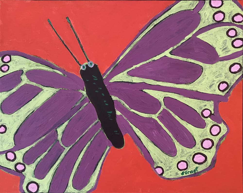 Butterfly 3 by Sue Graef — canvas wall art