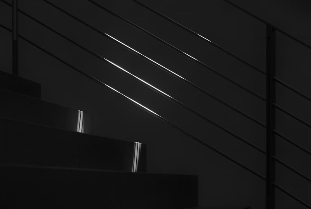 Modern Staircase Reflections by Jeroen van de Wiel — canvas wall art